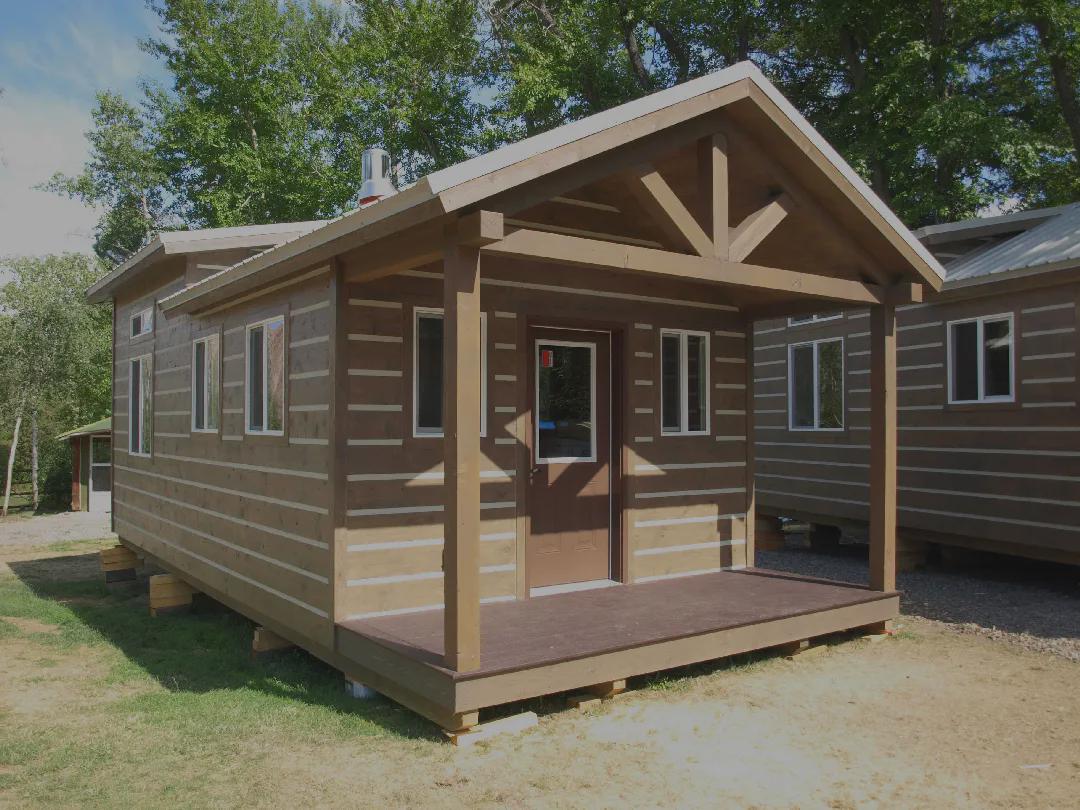 Our Alpine Hand-hewn Cabin.